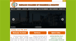 Desktop Screenshot of gurgaonchamber.org